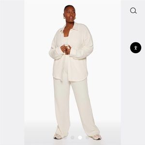 SetActive Lounge Button Down Blanc